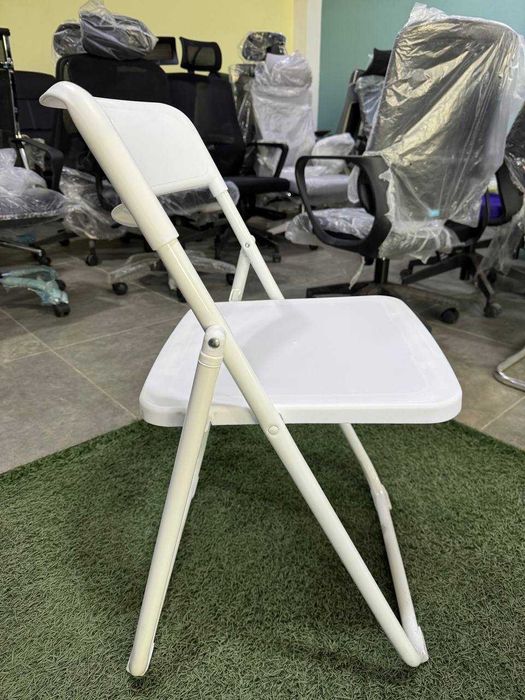 Стул раскладной FOLD белый и серий * Yeg`ma stul * picknik time