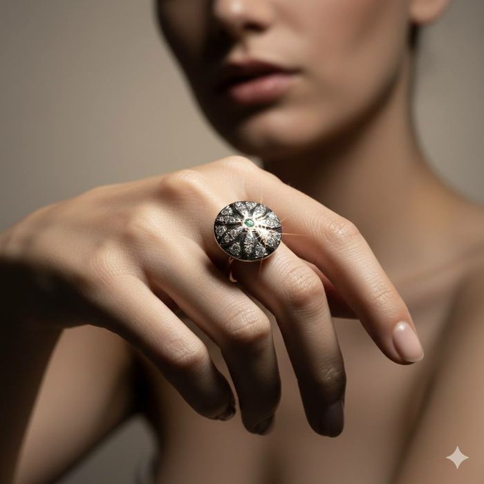 Ссср1981 Тбилиси Грузия Кольцо с Якутским Бриллиантом 583пробы