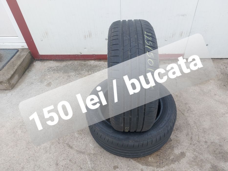 150 lei bucata! Doua anvelope RUNFLAT de vara 225 50 r17 Bridgestone