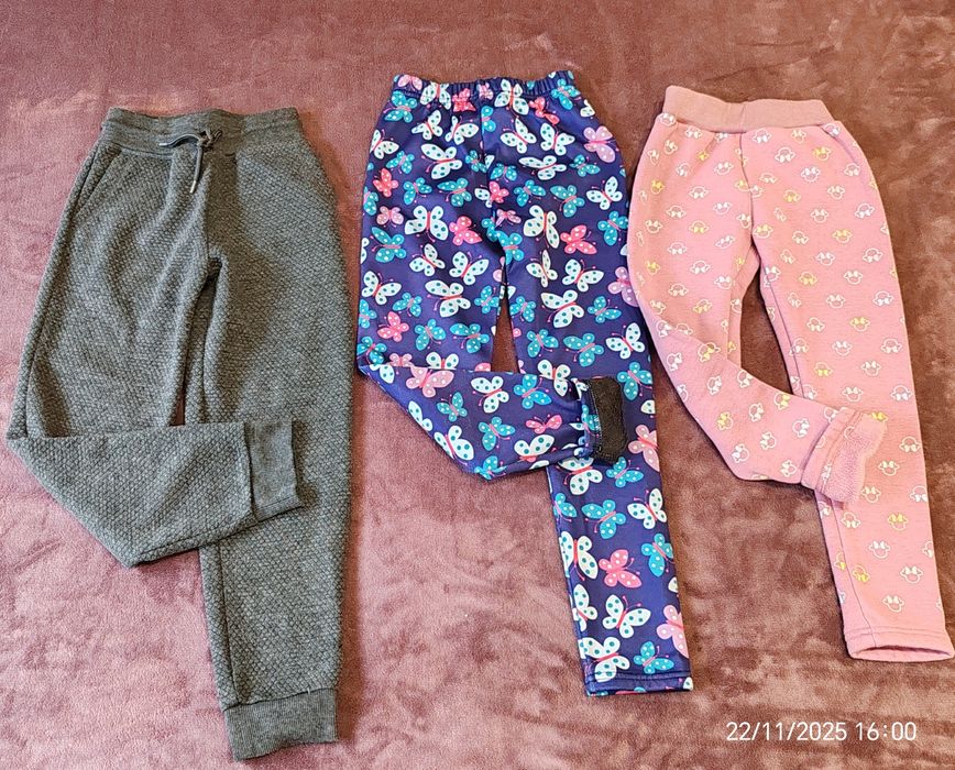 Lot 15 haine de iarnă fetița, mărimea 122.