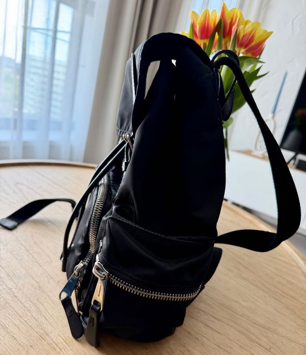 BURBERRY Medium Rucksack Eco Nylon Backpack – Black (Style 8021261)