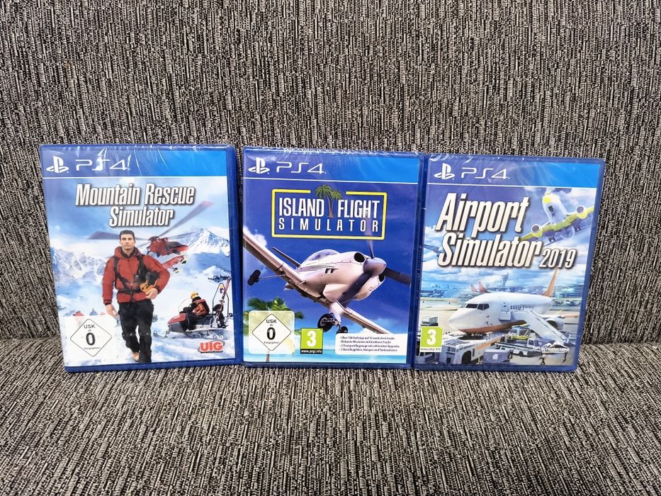 Airport Simulator 2019,Mountain Rescue, Island Flight simulator PS4