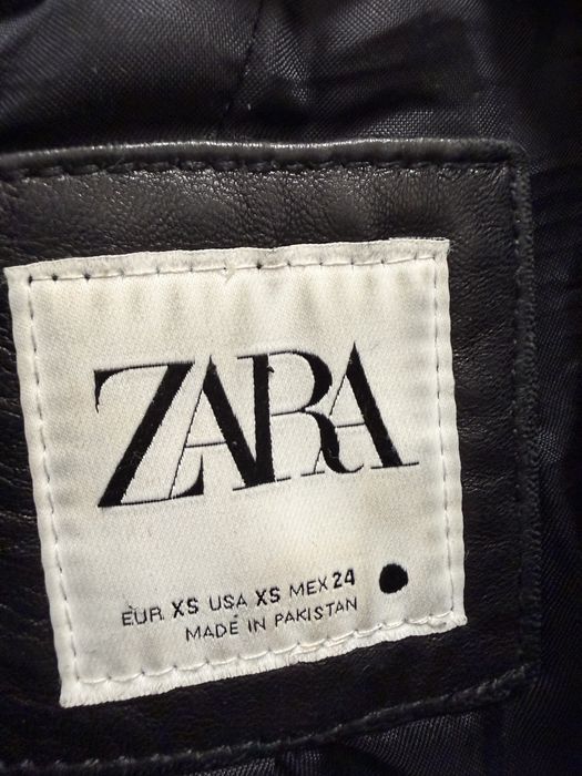 Geaca Zara de piele biker