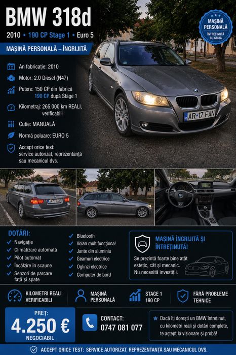 Bmw 318D Stare foarte buna