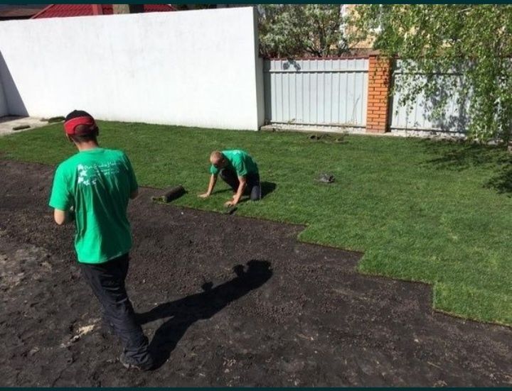 Sadovnik Gazon arch lanshab ekish va Gul  ekish kesish xizmati