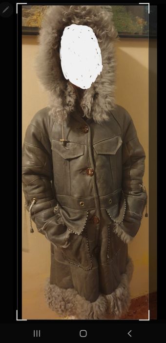 Cojoc fetita piele naturala