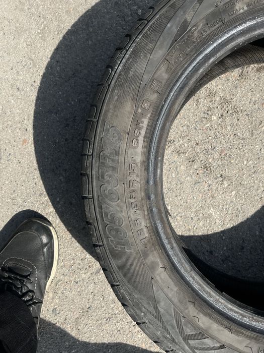Летние резины продам в комплекте.
