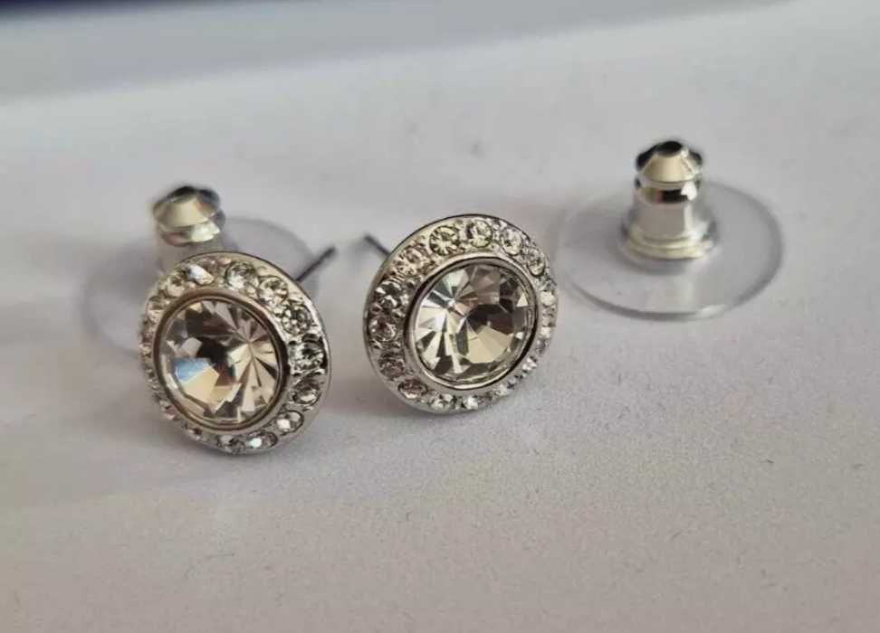 Cercei Swarovski Angelic Argintii - noi, în cutie