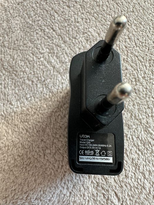 Adaptor încărcător telefon UTOK, model Q55, NOU 240V, 0.2A