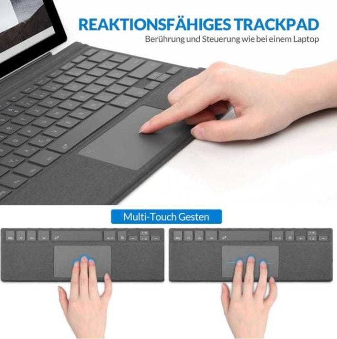 Tastatură Rii Surface pt Surface Pro 7 Pl/Pro 7 / Pro 6 / Pro 5 / Pro4