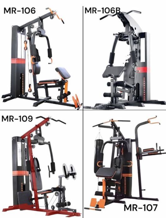 Многофунциональный силовой тренажёр разного выда и функции МR 106 115