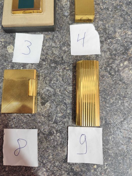 Оригинални запалки Дюпонт, Картие, Дънхил