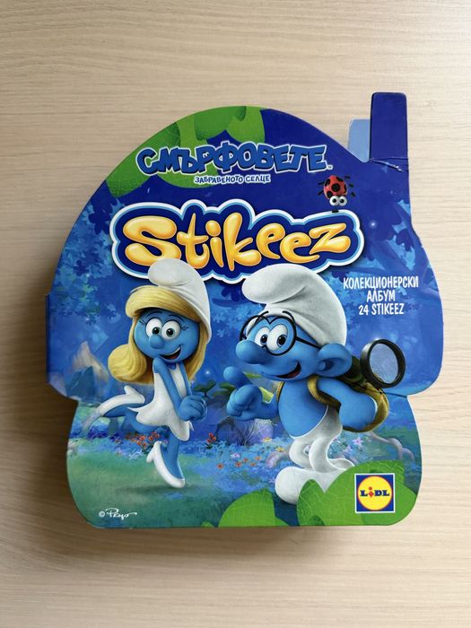 Стикита stikeez албум игра смърфове