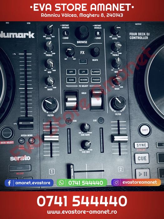 Controller DJ 4 Deck Numark Mixtrack Platinum FX