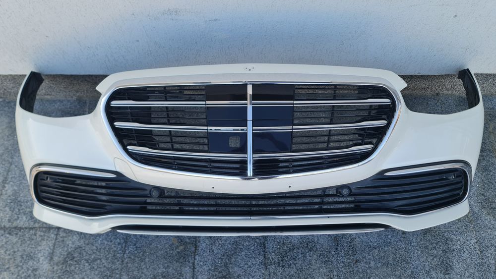 Spoiler bara fata completa grila suport Mercedes S w223 a223 2020+