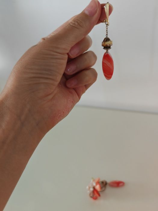 Набор серьги и кольцо