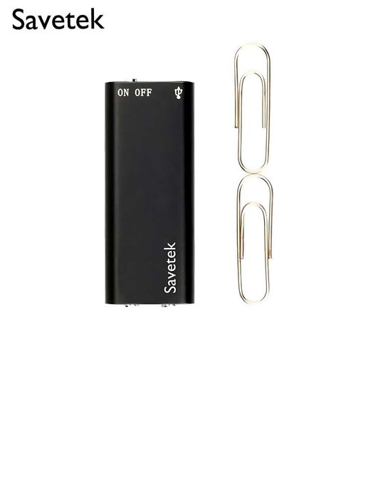 Мини диктофон, диктафон оргинал - SAVETEK 15 соатгача тўхтовсиз ёзади