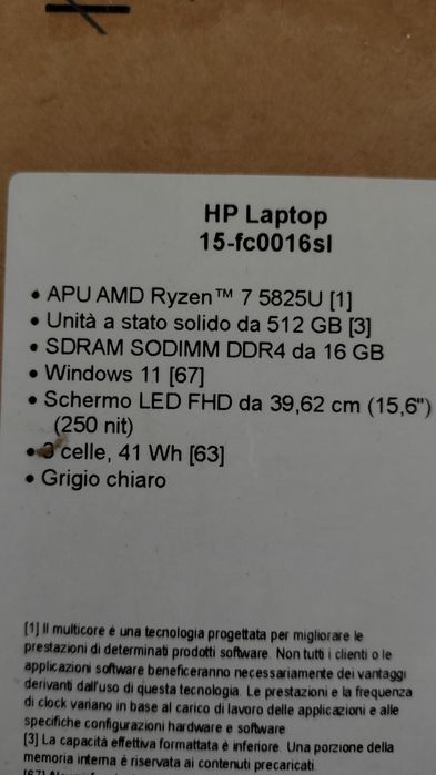 Laptop HP  i7 aigi