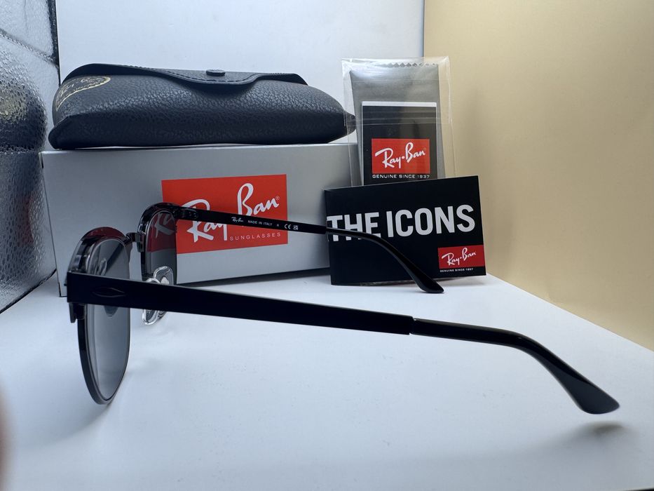 Ochelari de soare RAY BAN 3716 Clubmaster Metalici Noi