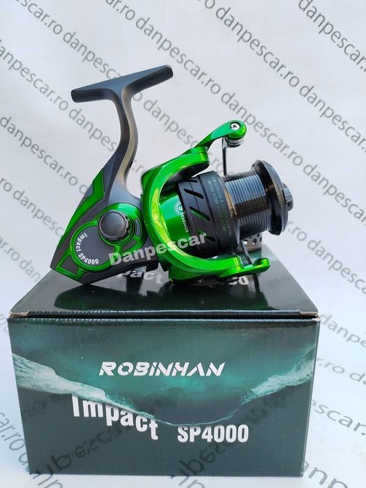 Mulineta Feeder Robinhan IMPACT SP4000 tambur long cast 10 rulmenti