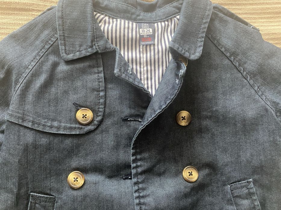 детско дънково палто Zara