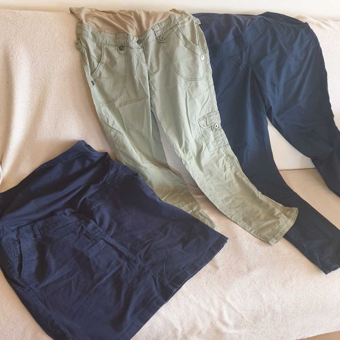Set pantaloni si fusta gravidute nr 44 vara, primavara, toamna