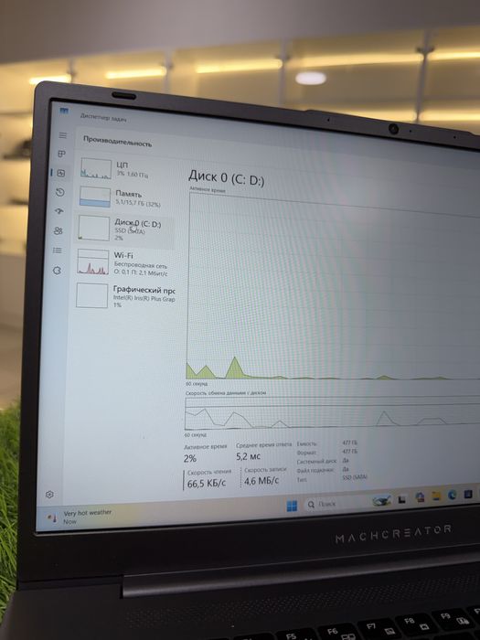 Ноутбук Machcreator ,core i5-10
