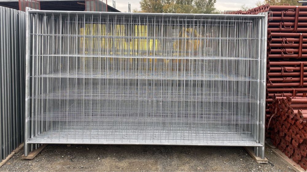 Gard mobil provizoriu imprejmuire santier, bariera