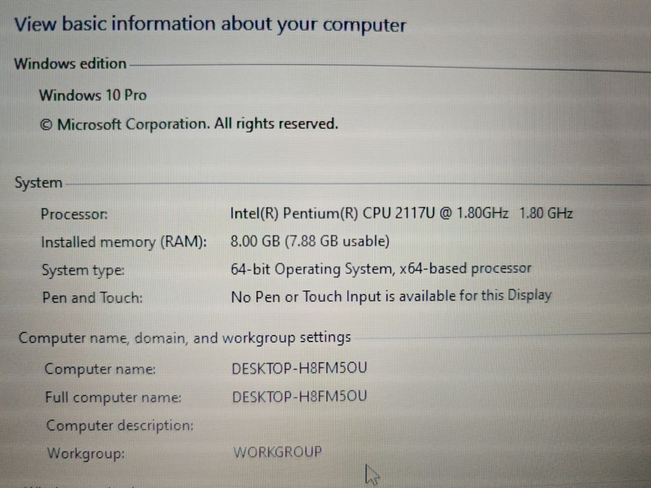 Laptop Sony Vaio ssd512 8gb ram