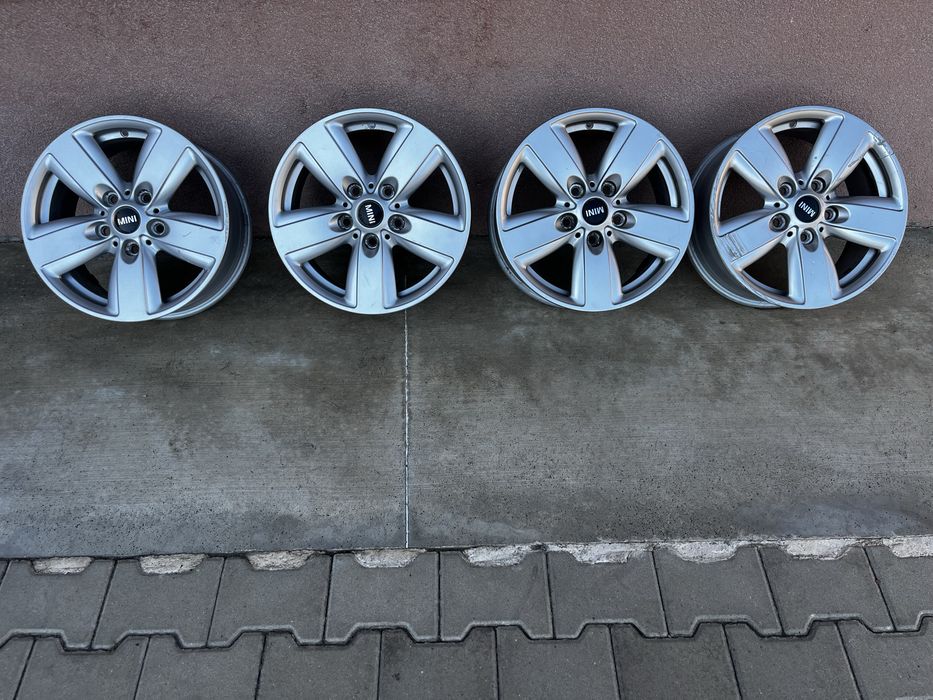 4бр лети джанти 16цола 5х120/ет46/ц.отв 72.5/mini cooper мини купур/
