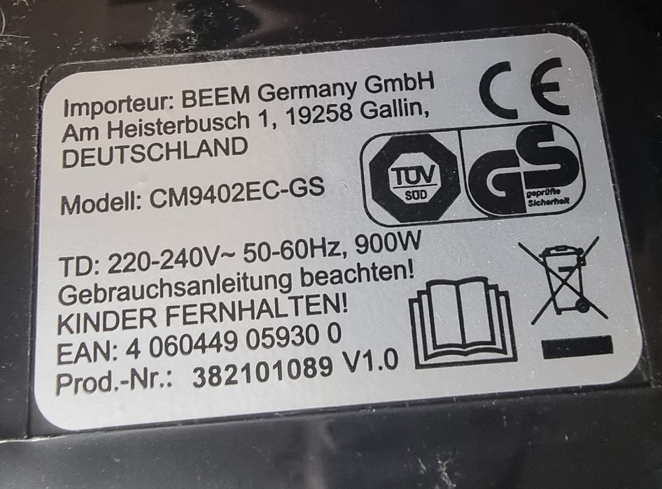 Кафеварка Beem за части