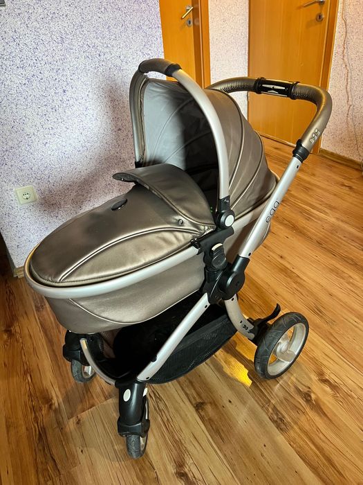 Детска количка EGG, с кош за новородено, чанта и други екстри