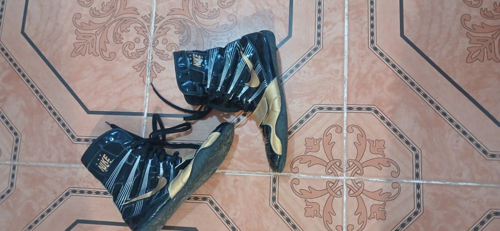 Боксерки Nike HyperKO 1 black-gild