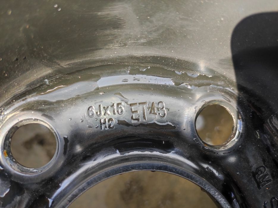 Резервна гума с Джанта 15 цола 5х110 за Opel Meriva / Опел Мерива