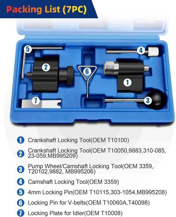 Set blocare distributie cu motoarele VW 1.2  1.4 1.6, 1.9 NOU factura
