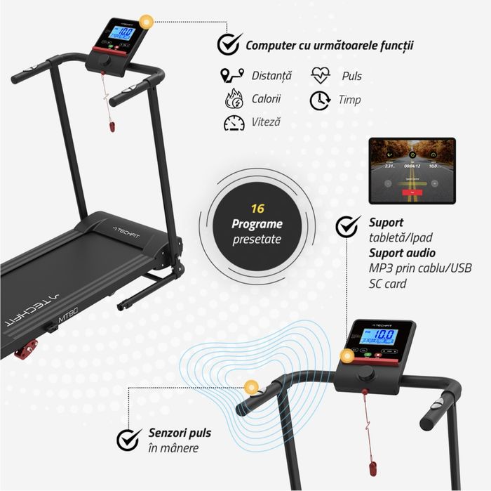 Banda de alergare electrica Techfit  MT90N