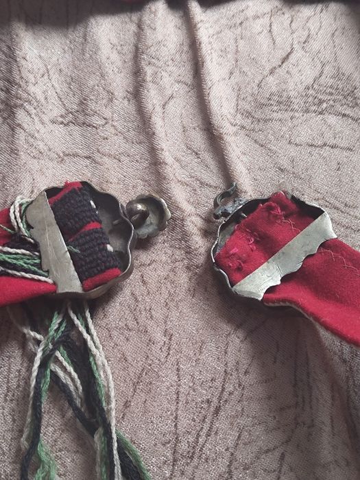 Пафти със колан  сребърни -(сачан))