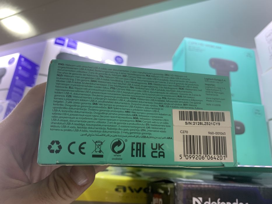Акция! Доставка по Узбекистан  !Logitech C270 веб камера! web kamera!