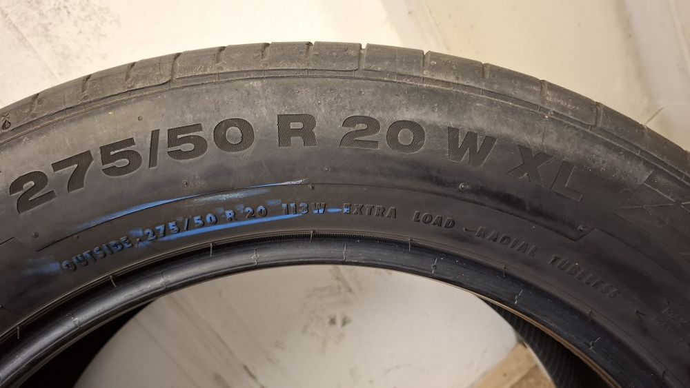 2бр летни гуми Continental 275 50 20