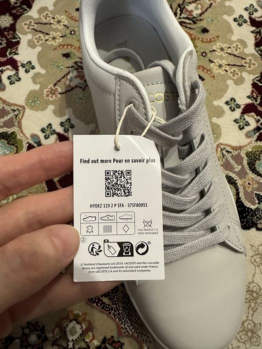 Продам кеды lacoste оригинал