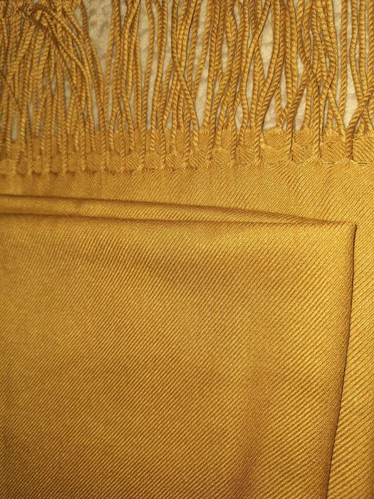 Шарф «Золотая осень» с бахромой