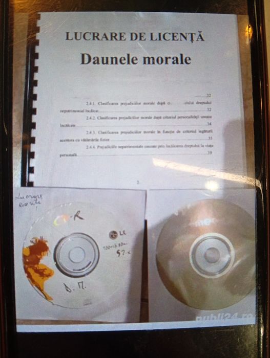 Carte cu CD uri nefolosita