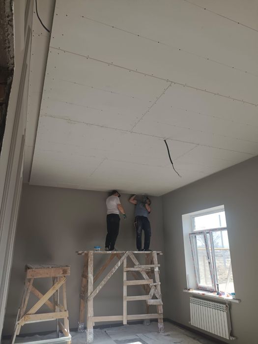 Гипсокартонные работы.Гипсокартонщики