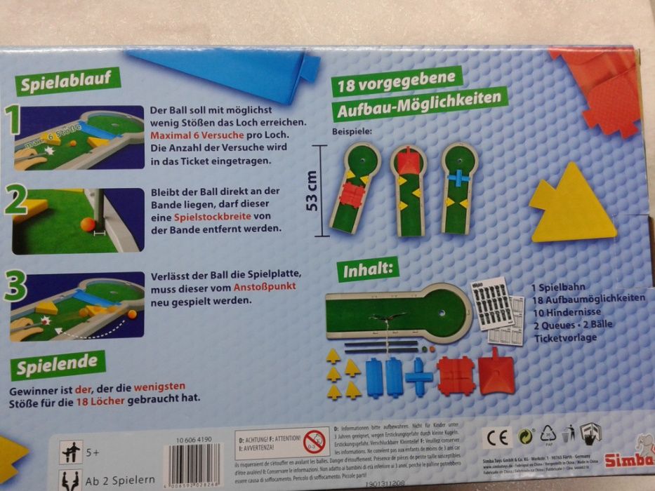 Маса за мини голф pit pat.