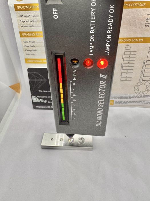 Диамант 0.6 карата, мойсанит за бижу и подарък