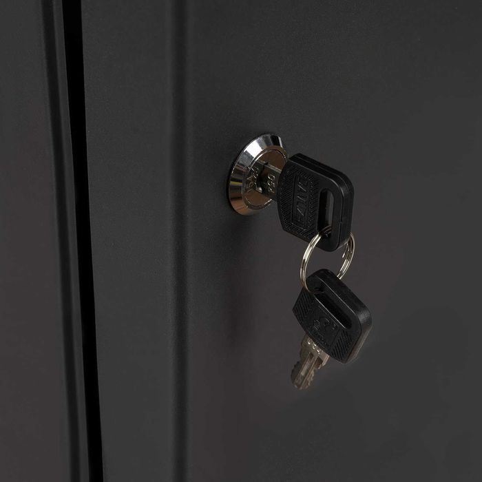 Caseta de siguranta metalica ptr. chei 48 posturi include 48 brelocuri