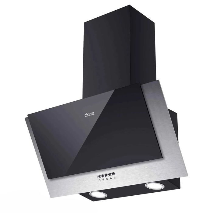 Hota decorativa, Ciarra, CBCB6736C, 350 m³/h, 60 cm, negru