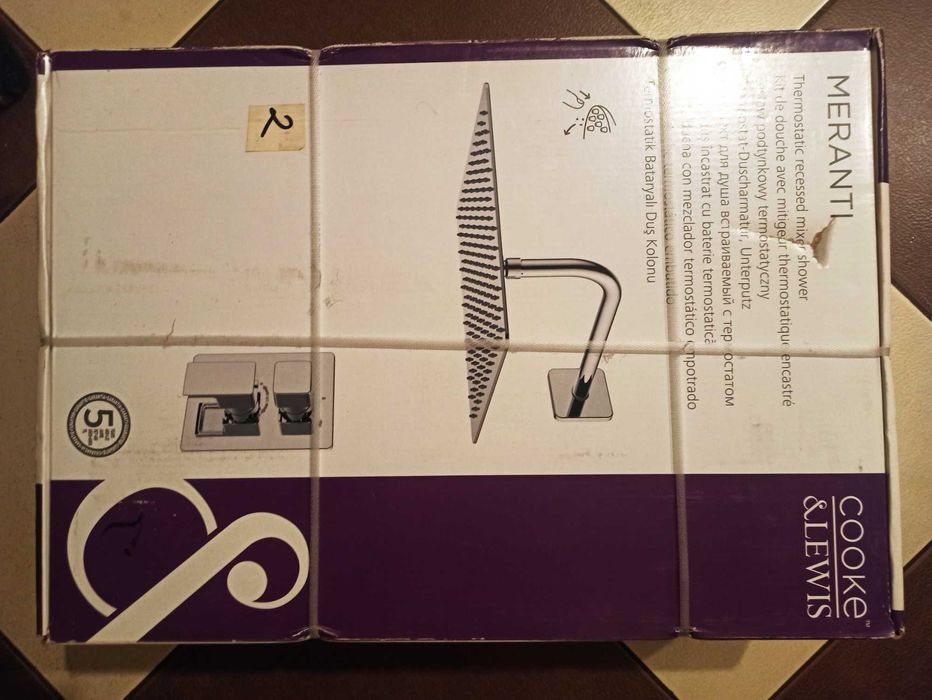 Cap de duș și baterie încastrate
Marcă: Cooke & Lewis