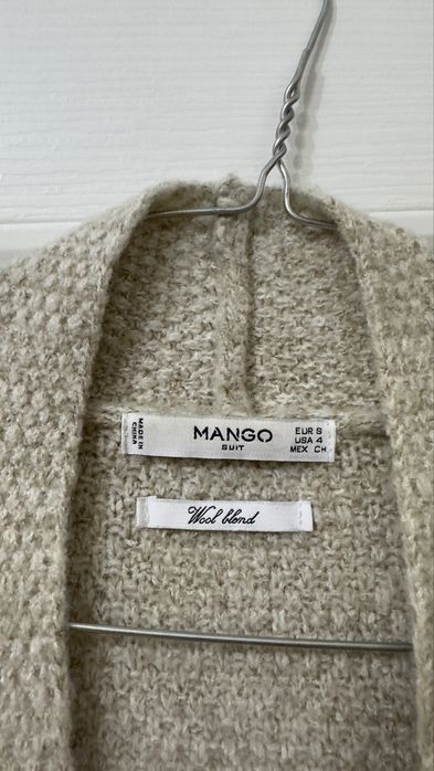 Кардиган шерстяной Mango