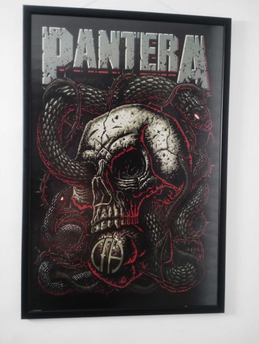 Рамкиран плакат на PANTERA с дървена рамка и антирефлексно стъкло